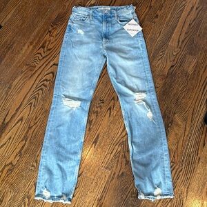 Mother denim high waisted rider skimp